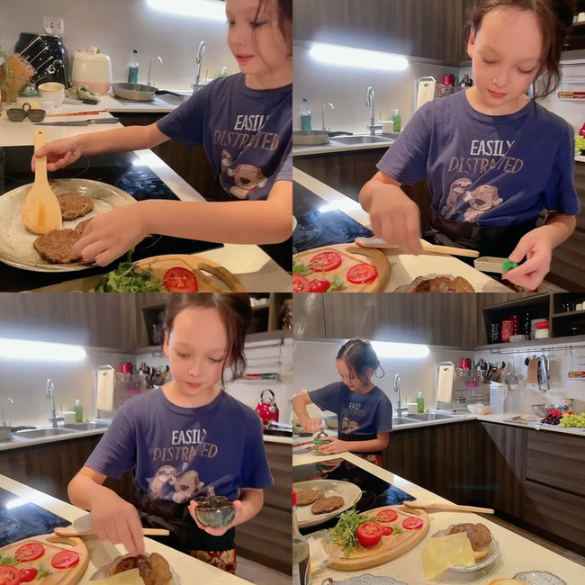 Ở nhà tránh dịch, nhóc tỳ Vbiz tập làm đầu bếp nhí”: Con trai Diva Hồng Nhung cực chuyên nghiệp, bé Cà Pháo nhà Lê Phương xử đẹp” món bánh Trung thu-11
