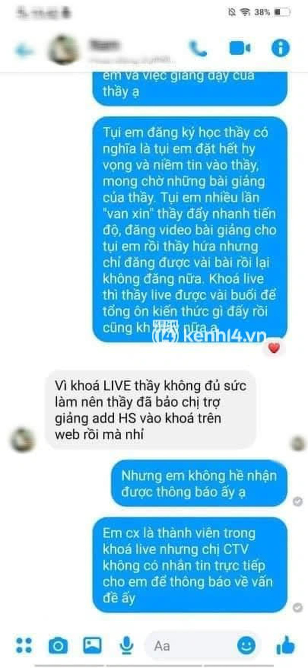 Biến căng: Thầy giáo Sinh nổi tiếng, từng ra đề thi THPT Quốc gia bị tố thu học phí cao nhưng dạy vô trách nhiệm, 4 tháng gửi được 3 video-7