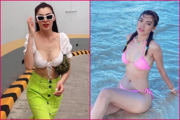 Mỹ nhân Việt mặc bikini ngược: Hoa hậu xập xệ, hot girl xổ mỡ-5