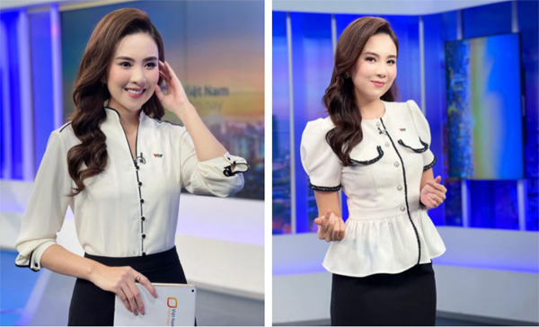 MC Mai Ngọc tiết lộ 9 năm đi làm ở VTV luôn là những bộ trang phục phẳng phiu, không bao giờ trùng lặp-1