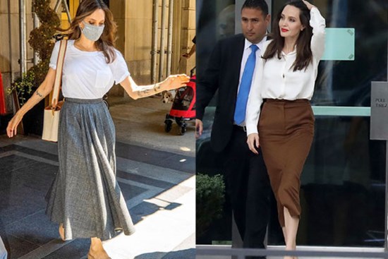 Street style của Angelina Jolie hóa ra đậm chất công sở, toàn những items tối giản nhưng đẳng cấp ngút ngàn