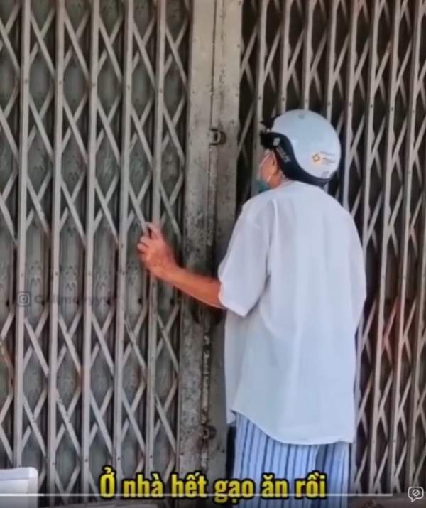 Thông tin bất ngờ về hoàn cảnh cụ ông bật khóc vì không mua được gạo về nấu cháo cho vợ trong đoạn clip gây sốt MXH-2