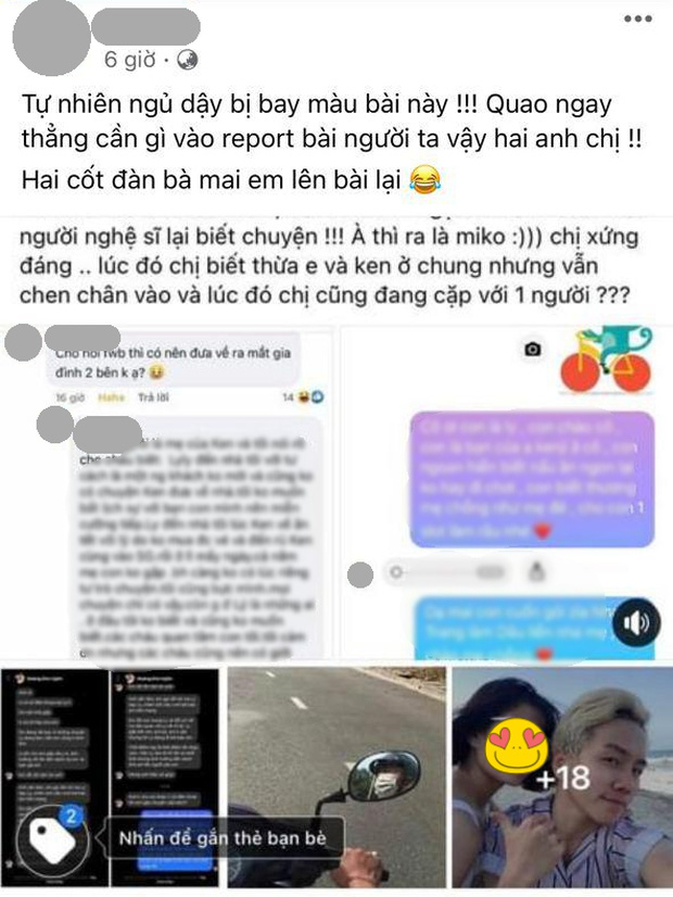 Bài tố Miko Lan Trinh có bồ vẫn chen chân vào mối quan hệ khác bỗng bay màu, cô gái bóc phốt để lại tuyên bố cực căng-2