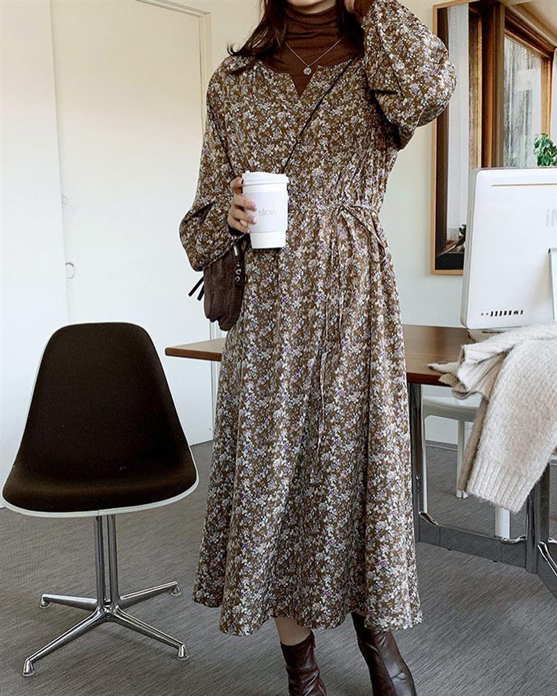 5 xu hướng váy dài mùa thu 2021: Kiểu nào kiểu nấy đều sang, chị em sắm thiếu là thiệt-5