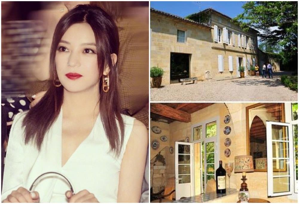 Ở Pháp nàng én nhỏ Triệu Vy sở hữu khối bất động sản khổng lồ gồm dinh thự cổ 141 tỷ và vườn nho 7 hecta-1