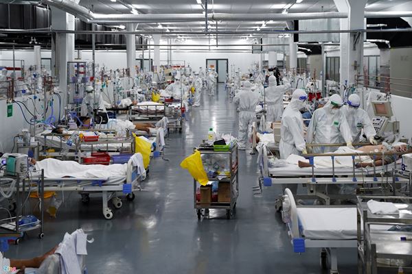 Bên trong trung tâm hồi sức dã chiến lớn nhất TP.HCM-5