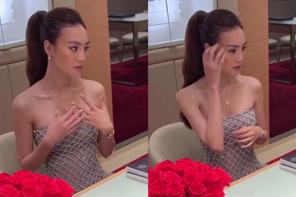 Ninh Dương Lan Ngọc diện sườn xám khiến netizen á ố, tắt app chỉnh ảnh thấy ngay body thật!-5