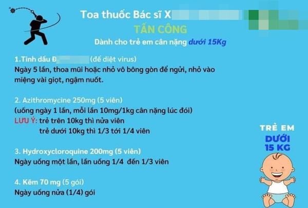 Xôn xao toa thuốc trị COVID-19 của chuyên gia thẩm mỹ cam đoan 5 ngày về âm tính, bao tất cả bệnh nền: Các bác sĩ nói gì?-2