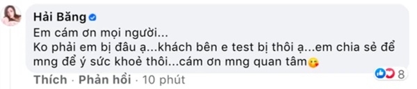 Hải Băng đăng ảnh kit test nhanh hiển thị dương tính với Covid-19, lời giải thích khiến dân tình phẫn nộ-2