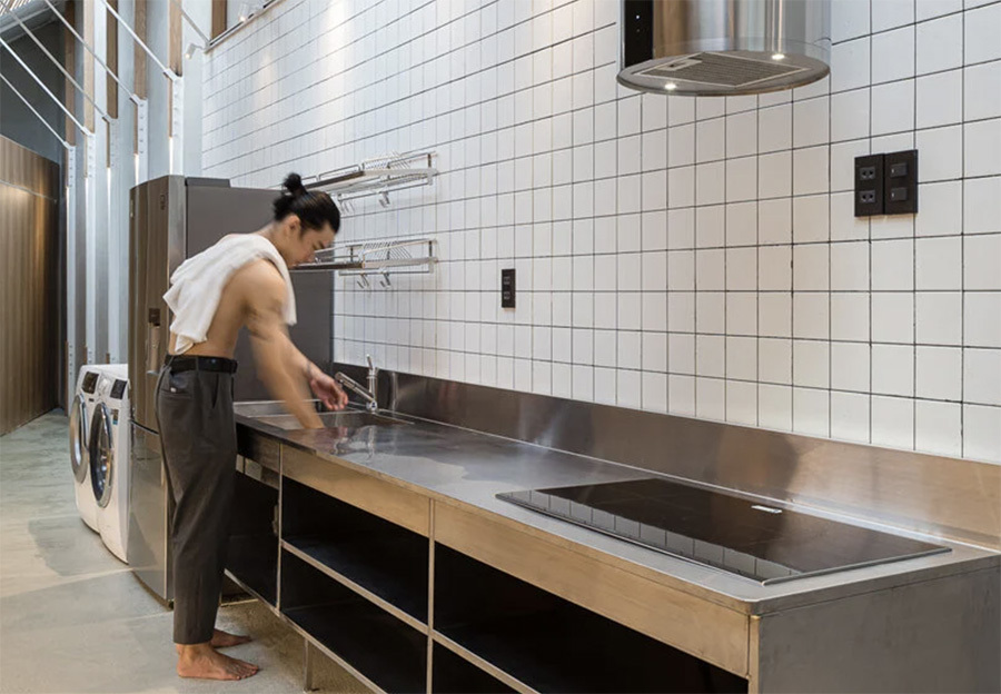 Nhà cấp 4 dạng ống bề ngang chỉ 2,9m thiết kế như khoang máy bay-12