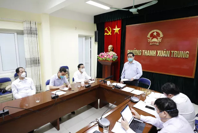 Thủ tướng phê bình công tác phòng chống dịch của quận Thanh Xuân, Hà Nội-2