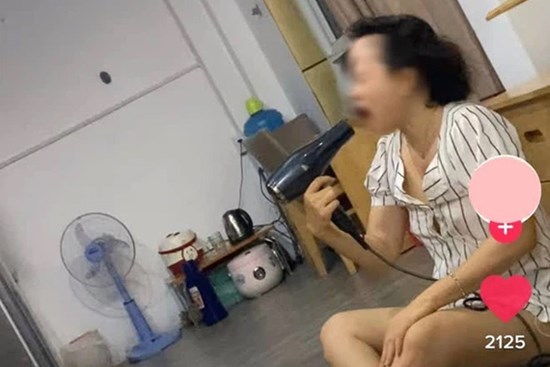 Xôn xao clip cô gái chơi không giống ai, lấy máy sấy tóc sấy thẳng vào cuống họng để diệt... virus