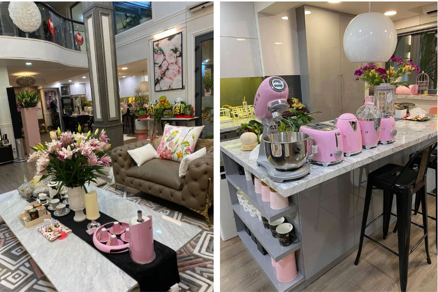 Mục sở thị loạt biệt thự siêu sang của gia đình bạn trai Mai Tây: Toàn vị trí đắc địa, vài tháng đổi tone màu từ trong ra ngoài một lần-14