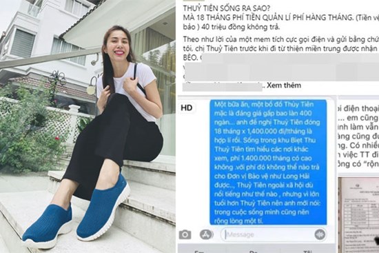 Thủy Tiên bị tố nợ tiền bảo vệ 18 tháng chưa trả, mặc cả phí dịch vụ dù khoe 