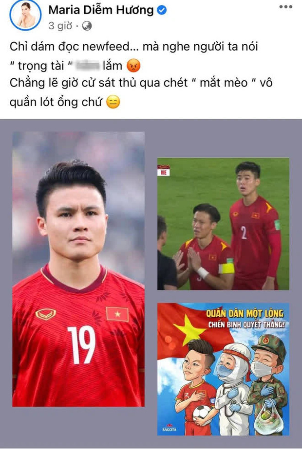 Sao Vbiz bức xúc trận Việt Nam gặp Saudi Arabia, MC Thành Trung phải xoá status cổ xuý netizen tấn công Facebook trọng tài-6