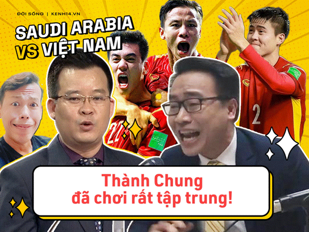 Rổ quote đi vào lòng người của bộ đôi BLV Biên Cương - Tuấn Anh ở trận Việt Nam gặp Saudi Arabia-11