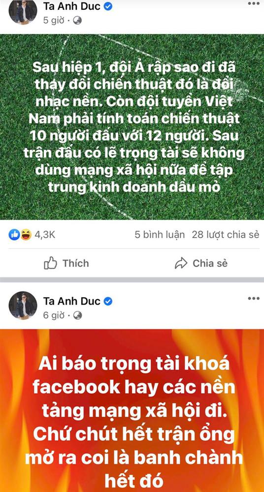 MC VTV và nhiều người nổi tiếng khó hiểu với chiếc thẻ đỏ của Duy Mạnh, tiếc nuối trước kết quả của đội tuyển Việt Nam-3