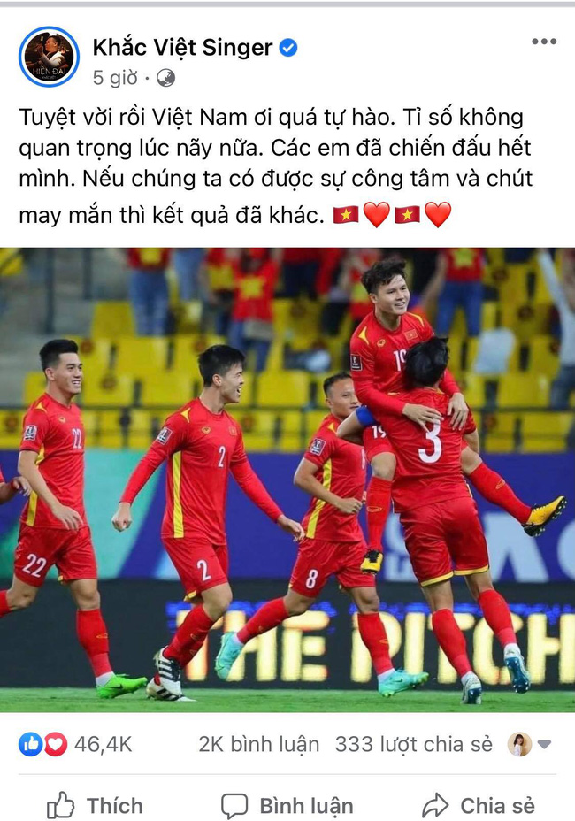 MC VTV và nhiều người nổi tiếng khó hiểu với chiếc thẻ đỏ của Duy Mạnh, tiếc nuối trước kết quả của đội tuyển Việt Nam-4