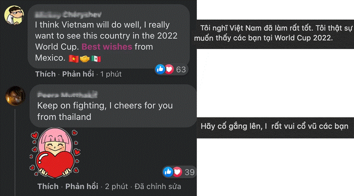 Người hâm mộ Đông Nam Á gửi lời động viên đội tuyển Việt Nam sau trận thua Saudi Arabia-5