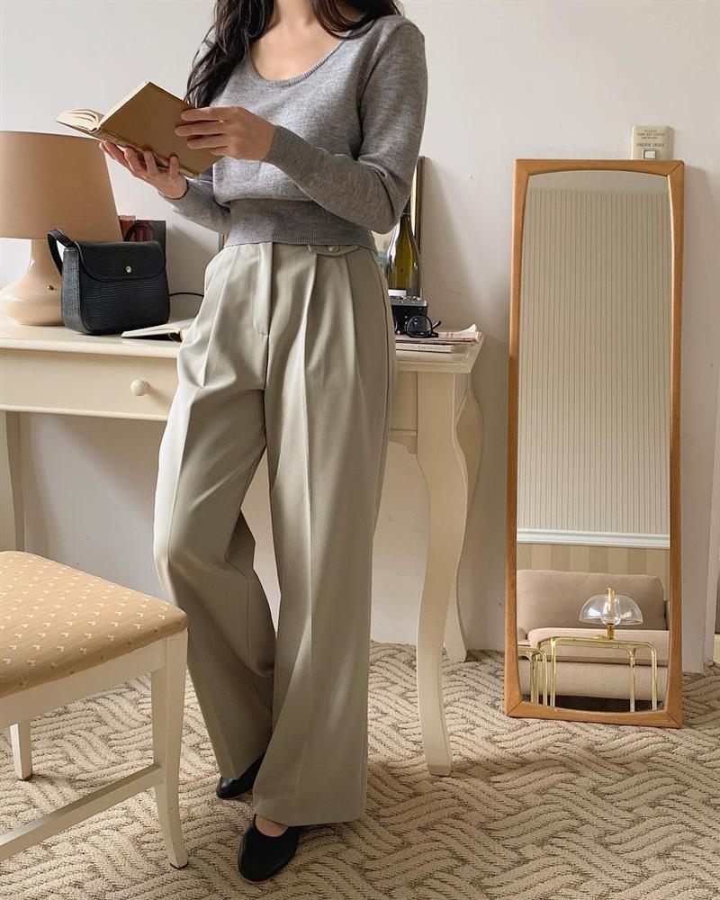 Hay đi giày bệt thì chị em hãy mặc 4 kiểu quần này: Không lo thấp đi mà vóc dáng còn cao ráo hơn hẳn-9