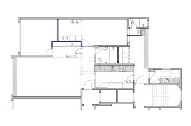 Cải tạo nhưng vẫn giữ lại nhiều phần từ nguyên bản, căn hộ vẫn lột xác hiệu quả, mộc mạc và đầy sức sống-1