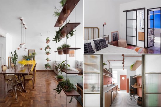 Cải tạo nhưng vẫn giữ lại nhiều phần từ nguyên bản, căn hộ vẫn 