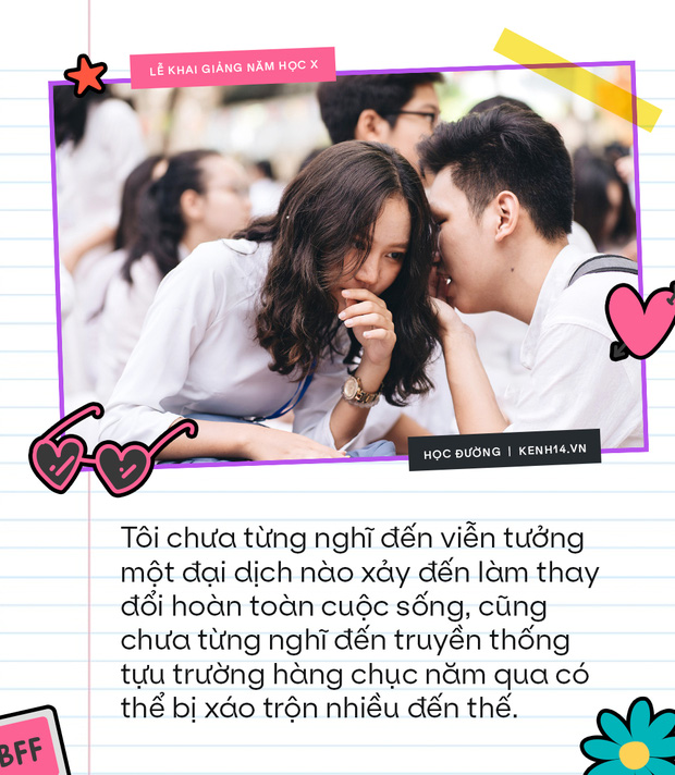 Mùng 5 tháng 9 năm nay, chúng tôi khai giảng trực tuyến, không cờ không trống không hoa-5