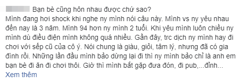 Người yêu hôn sếp nhưng vẫn cãi chỉ là bạn bình thường và vì công việc, thanh niên rối não hỏi có nên tin hay không?-1