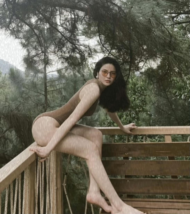 Vén áo khoe eo con kiến, bồ tin đồn Quang Hải để lộ cả đường chân ngực lấp ló-3