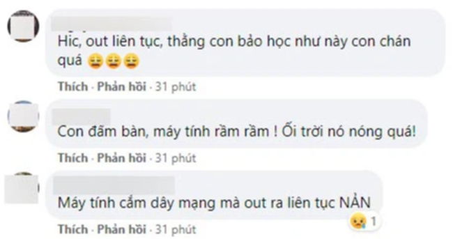 Con ngày đầu học online, phụ huynh kêu trời: Đi học tắc cổng trường, học trực tuyến tắc cổng... Zoom-3