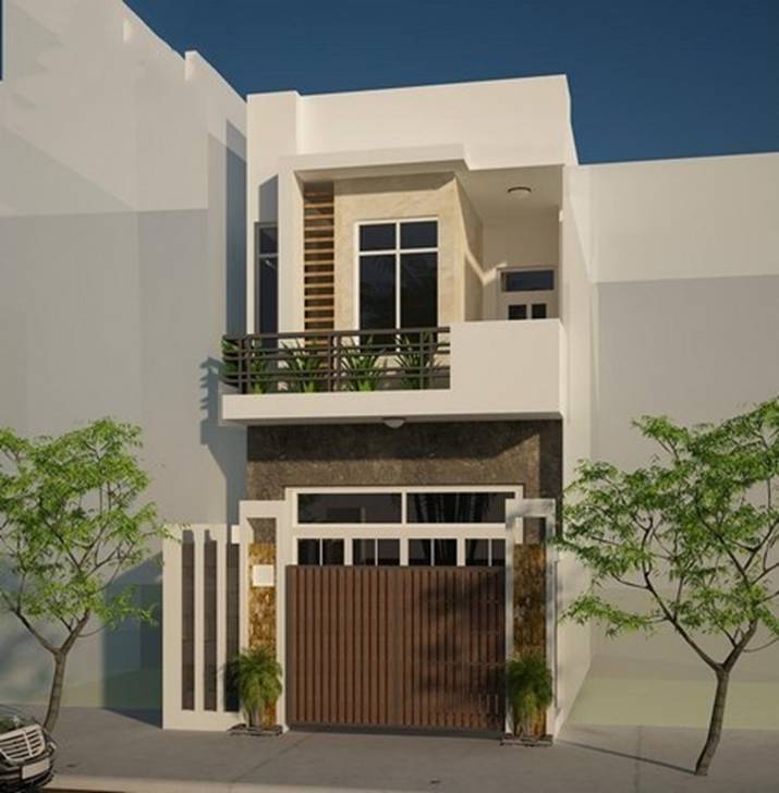 Mẫu nhà ống 2 tầng đẹp, tiện nghi dưới 600 triệu đang được xây dựng nhiều-2