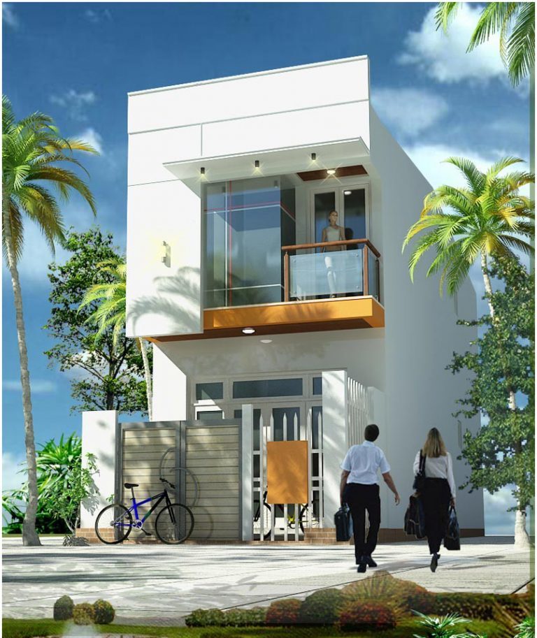 Mẫu nhà ống 2 tầng đẹp, tiện nghi dưới 600 triệu đang được xây dựng nhiều-5