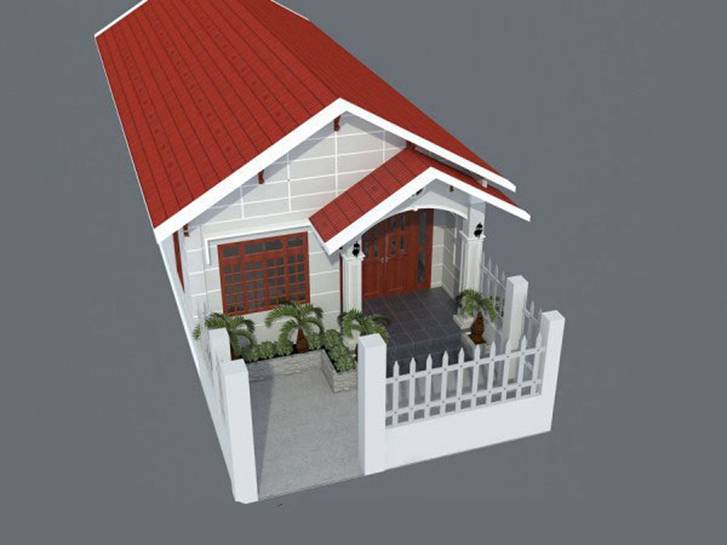 Xây nhà ống cấp 4 mái tôn đẹp, giá từ 200 triệu đang thịnh hành hiện nay-1