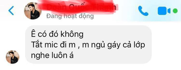 Nam sinh ngày đầu học online đã quên tắt mic, vô tình lộ ra một chuyện xấu hổ với cả lớp, chả biết giấu mặt đi đâu-1