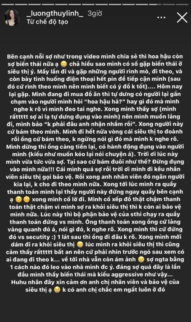 1 nàng Hậu đình đám Vbiz gặp biến thái  theo đuôi rình mò trong siêu thị, kẻ xấu còn kiếm cớ để đụng chạm cơ thể-1