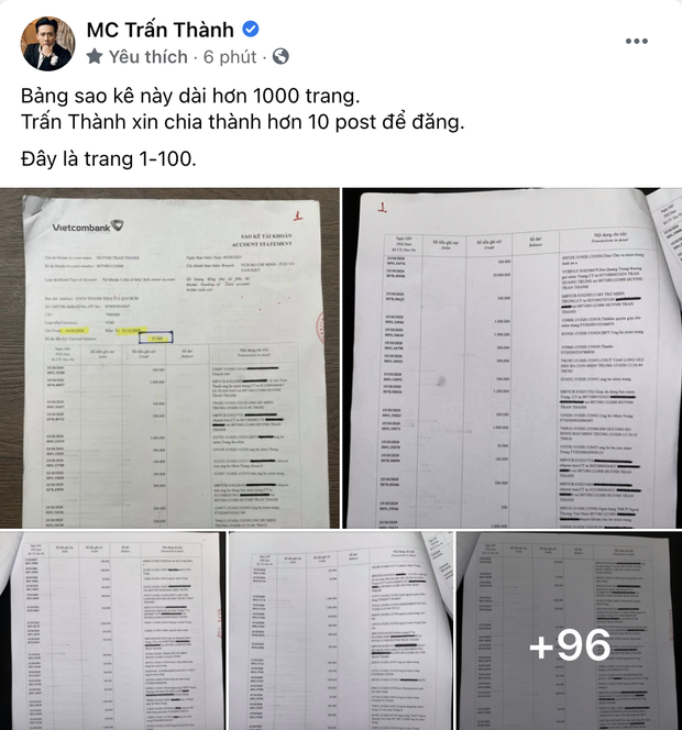 Netizen réo gọi nữ đại gia, đòi giùm 50 tỷ sau khi Trấn Thành tung 100 trang sao kê từ thiện-1