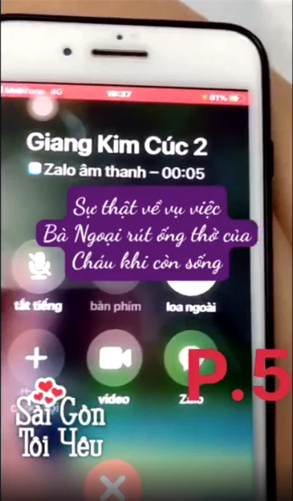 Sự thật đằng sau câu chuyện bà ngoại rút ống thở của cháu gái mới sinh được đăng tải trên fanpage Giang Kim Cúc và các Cộng sự-1