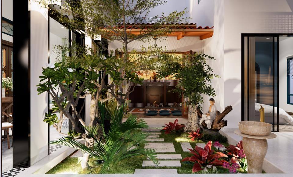 Vợ chồng trung niên rời phố thị, về vùng quê xây nhà vườn đậm chất Á Đông-11