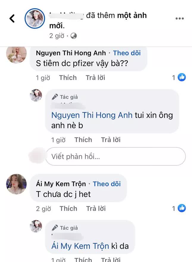 Xác minh vụ cô gái khoe tiêm vắc-xin mũi 2 Pfizer nhờ xin ông anh-2