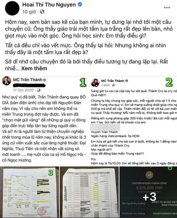 Bạn thân bênh vực Trấn Thành: Săm soi từng trăm ngàn lẻ nhưng gần 500 triệu cậu ấy lặng lẽ góp thêm vào, không nói nửa lời-1