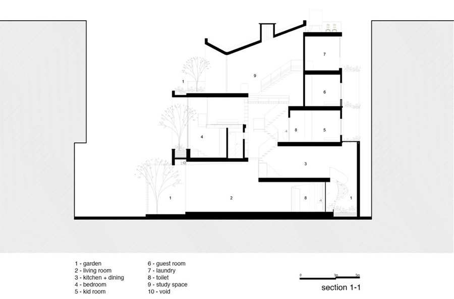 Với thiết kế này, nhà ống có chiều ngang chỉ 3m vẫn luôn thoáng mát-4