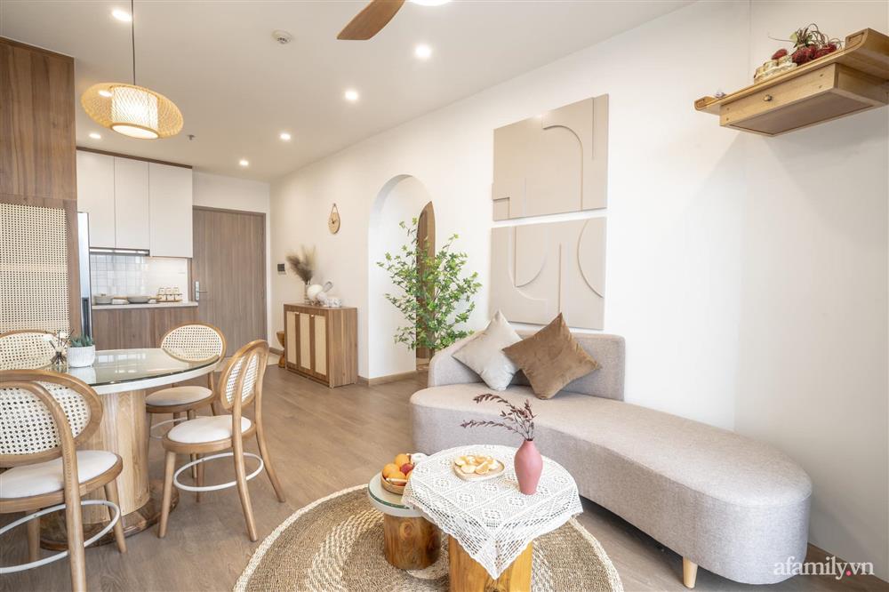 Căn hộ 54m² nội thất tối giản theo tone vàng nâu đẹp đến từng centimet với chi phí 170 triệu đồng của cô nàng độc thân tại Hà Nội-2