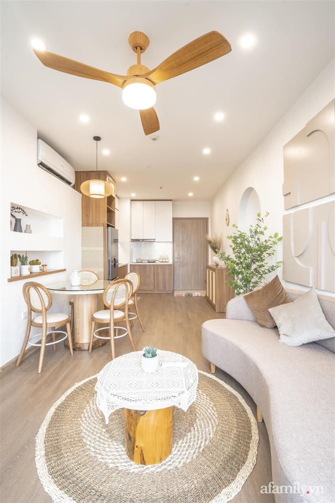 Căn hộ 54m² nội thất tối giản theo tone vàng nâu đẹp đến từng centimet với chi phí 170 triệu đồng của cô nàng độc thân tại Hà Nội-3