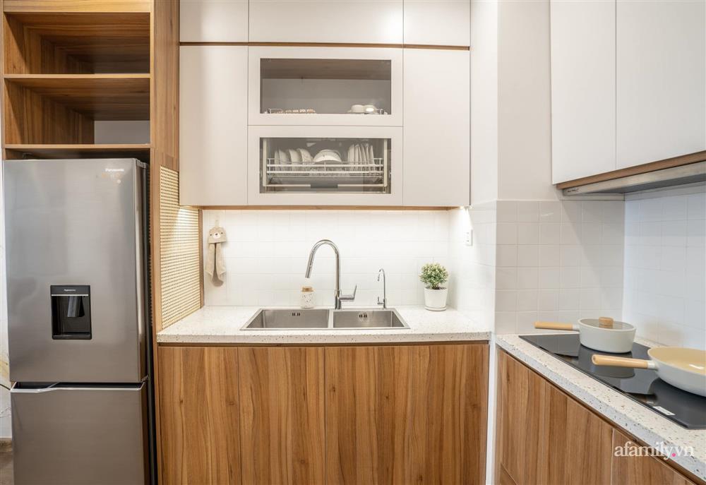 Căn hộ 54m² nội thất tối giản theo tone vàng nâu đẹp đến từng centimet với chi phí 170 triệu đồng của cô nàng độc thân tại Hà Nội-8