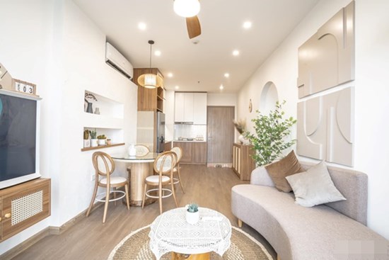 Căn hộ 54m² nội thất tối giản theo tone vàng nâu đẹp đến từng centimet với chi phí 170 triệu đồng của cô nàng độc thân tại Hà Nội
