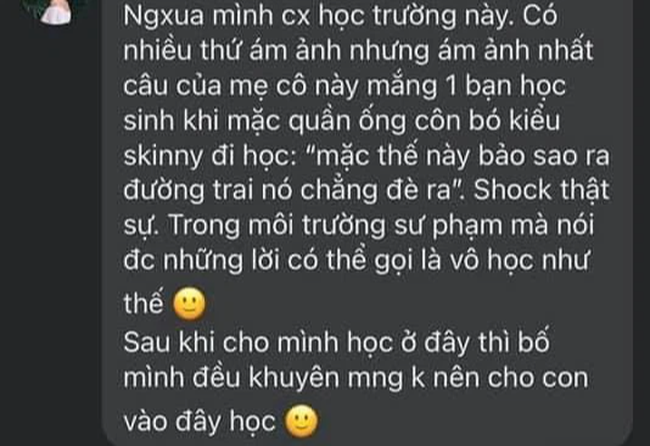 Cựu học sinh kể đủ chuyện kinh dị về 1 trường hot ở Hà Nội: Mắng xối xả phụ huynh, học sinh mặc quần dài hơn quy định bị cắt ngay tại chỗ?-2