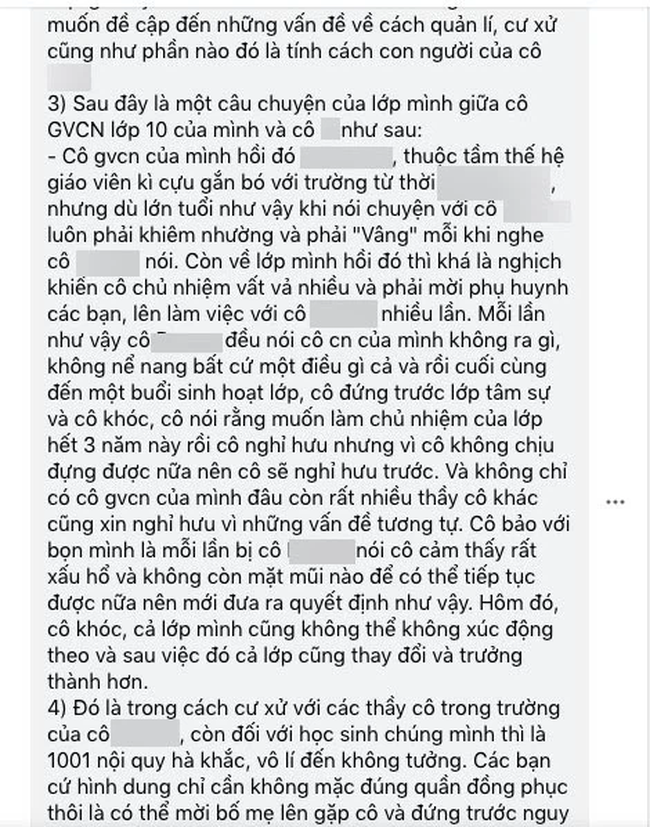 Cựu học sinh kể đủ chuyện kinh dị về 1 trường hot ở Hà Nội: Mắng xối xả phụ huynh, học sinh mặc quần dài hơn quy định bị cắt ngay tại chỗ?-10