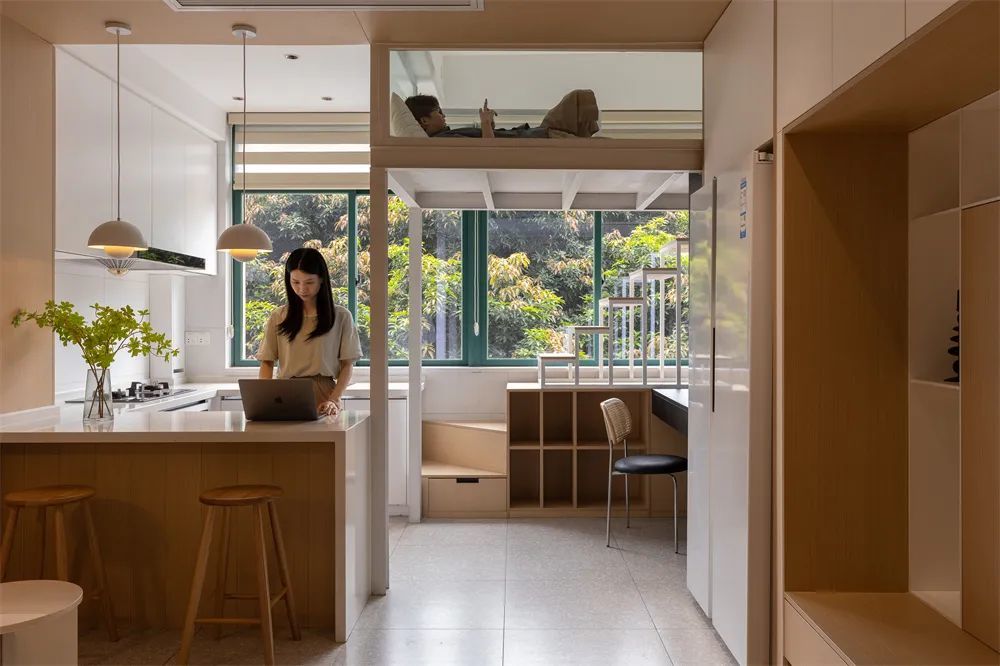 Căn nhà ống trải dài và cuộc đại phẫu thuật thành công ngoài sức tưởng tượng, chỉ 35m2 nhưng có tới 8 khu vực chức năng tiện dụng-31