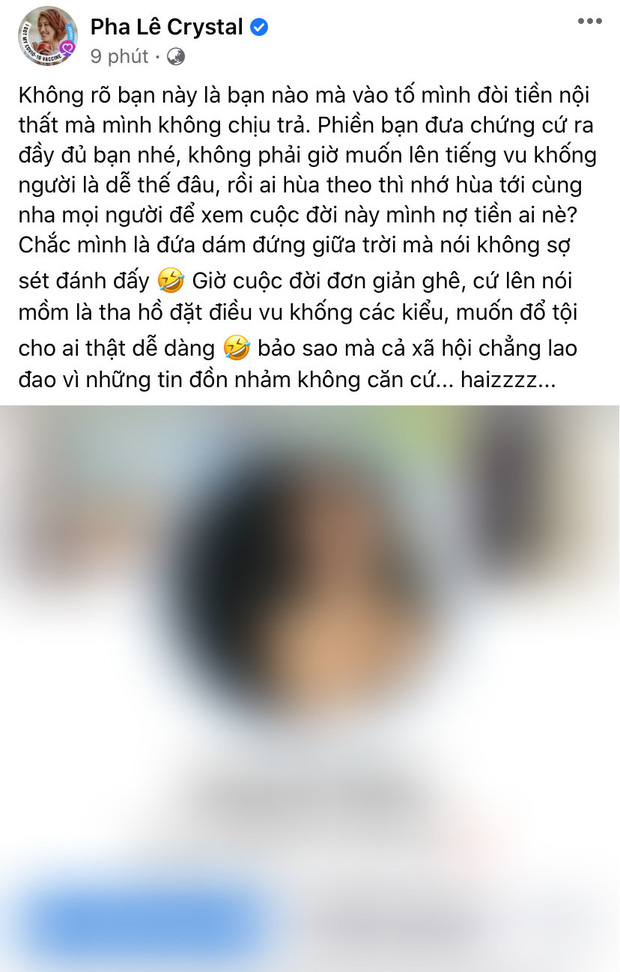 Vừa bóng gió khịa Công Vinh, Pha Lê đã bị tố quỵt tiền, chuyện gì đây?-1