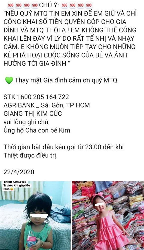 Vụ Giang Kim Cúc bị tố ăn chặn tiền từ thiện: Lợi dụng cả con gái nạn nhân để kêu gọi quyên góp-2